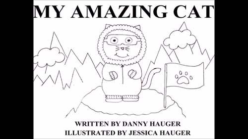 Preview of My Cats Amazing Life 2 Minute Video Story Book Kindergarten to 3rd Grade Reading