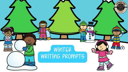 Winter Writing Prompt Journals PreK, TK, UTK, Kindergarten, First December