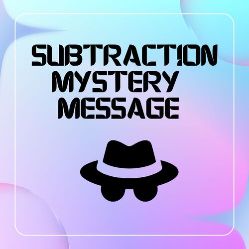 Preview of Subtraction Mystery Riddle- Video Gameshow