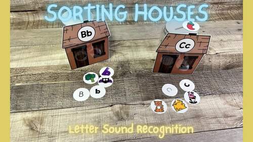 Beginning Sounds Sort by Growin' Wildflowers | TPT