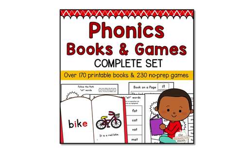 Phonics Books & Games: Complete Bundle by Anna Geiger - The Measured Mom
