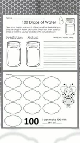 100th Day of School Pack with Easel Activity Digital and Print by ...