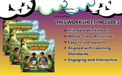 Go Green Math Challenge: World Environment Day Word Problems (Grades 3–8)