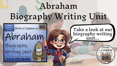 Abraham Biography Writing Unit | 3rd Grade & 4th Grade | TPT