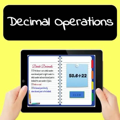 6th Grade Math Digital Task Cards Boom Cards Bundle