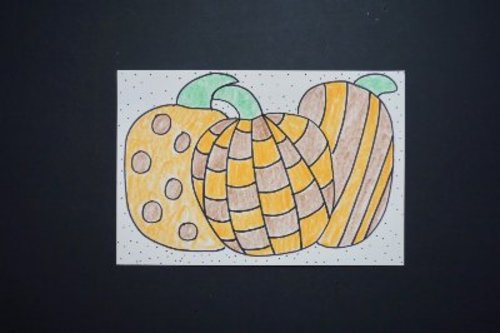 Preview of Let's Draw Patterned Pumpkins!