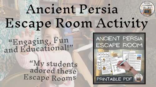 Ancient Persia Escape Room | Social Studies & Ancient History Activity