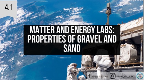 Preview of Properties of Gravel & Sand Lab-Grade 4-Unit 1-Know Atom Science