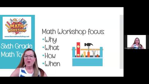 Preview of Sixth Grade Math Tools Video from The Math Workshop