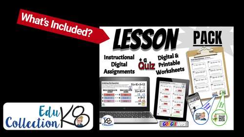 Many or No Solution Equations PACK by EduK8 Collection | TPT