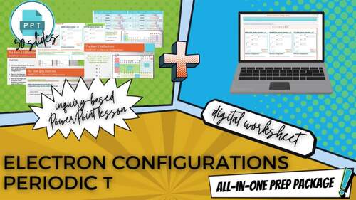 Electron Configuration Activity:  Inquiry-Based Lesson about Periodic Trends