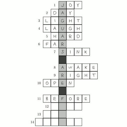 Opposite Words Crossword Puzzles by TheBrightestKid TPT