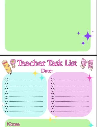 Teacher Task Guide
