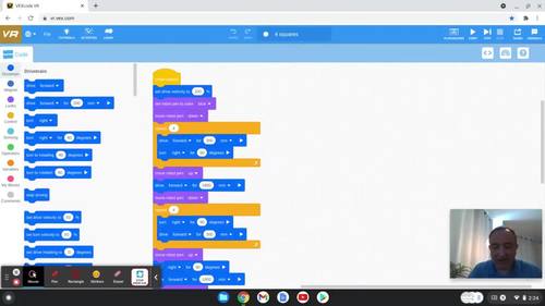 Preview of Nested loops in VEX VR