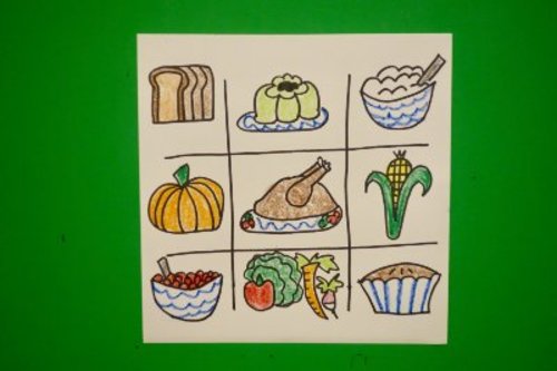 Preview of Let's Draw 9 Things 4 Thanksgiving Dinner!