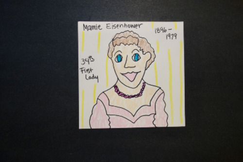 Preview of Let's Draw Mamie Eisenhower!   (34th First Lady)