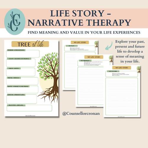 Narrative Therapy Life story and Tree of Life for Trauma, PTSD, therapy