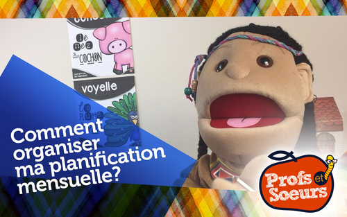 Preview of Organiser ma planification mensuelle? / French Immersion Back to school