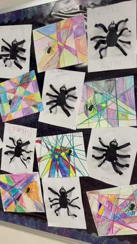 Spider Art/Craft Bundle | 3 Elementary Art Projects | 3D Spiders and ...