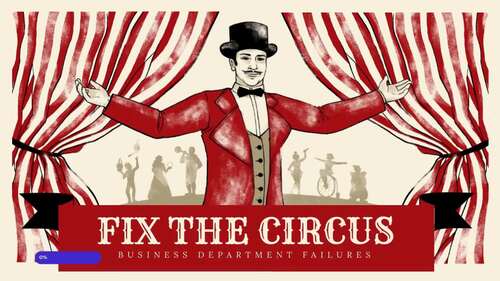 Fix the Circus Business Interactive Digital Activity with Clowns and ...