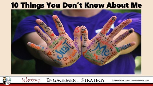 Preview of 10 Things You Don't Know About Me: Engagement Strategy