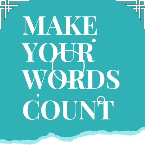 Make Your Words Count by Wilbert Patterson TPT
