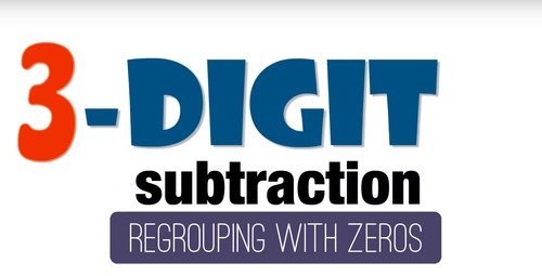 Preview of 3-Digit Subtraction: Regrouping with Zeros. VIDEO