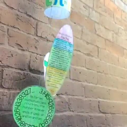 Pi Day Mobile Craft Project