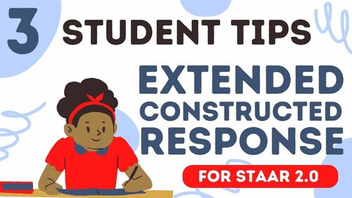 Preview of 3 Tips to Help Students Pass STAAR ECR - Extended Constructed Response