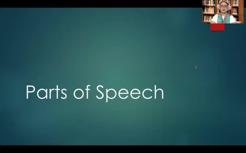 Preview of Parts of Speech Video