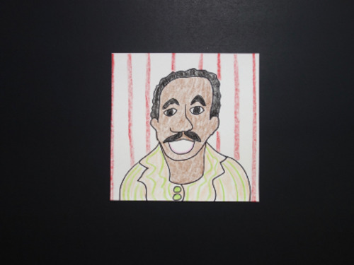 Preview of Let's Draw Langston Hughes African American Poet!