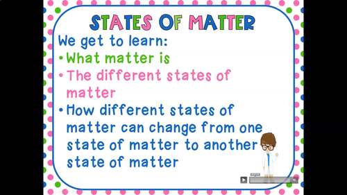 States of Matter Unit with Biblical Worldview by Library Lessons With ...