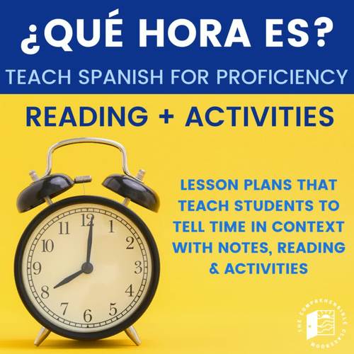 Spanish Readers: ¿Qué hora es? – Creative Teaching Press