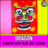 Lunar New Year Art Lesson, Chinese Dragon Art Project Acti