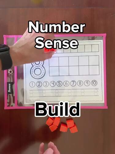 Numbers 1–10 Math Mats | Counting, Number Recognition & Number Formation