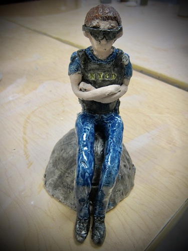 Preview of Ceramic Human Figure 4 - Adding the arms/shoulders.