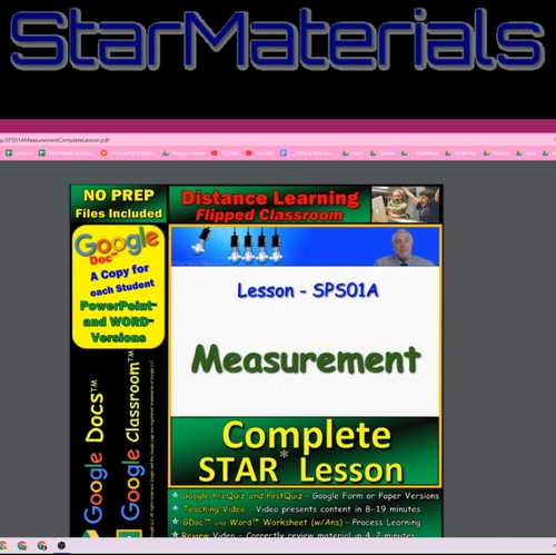 Preview of 1 - A FREE Video Lesson on How to USE STAR* Lessons for Distance Learning DINB