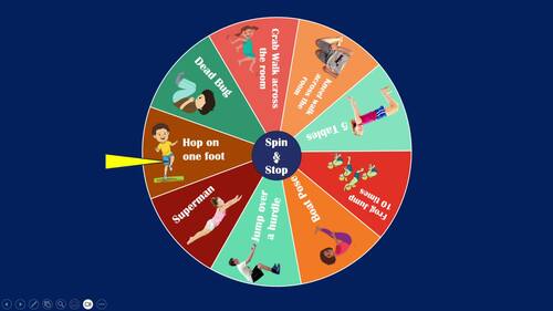 Strength - Beginner- Spin the Wheel Game - Digital - Powerpoint | TPT