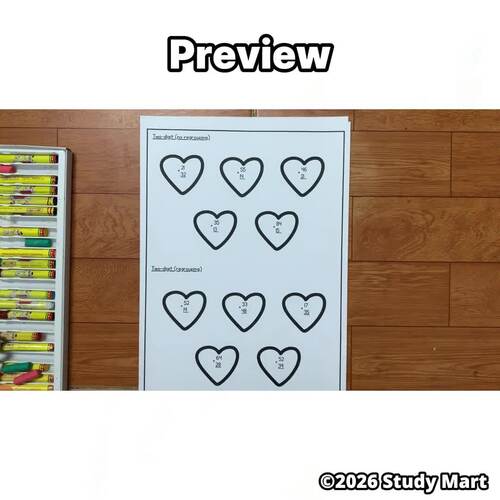 Valentine’s Day Chocolate Addition Craft – February Math Activity