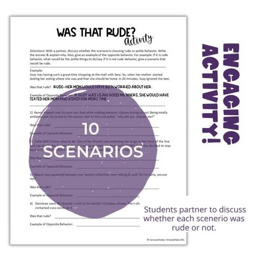 Good Manners Activity by ShipleyMade | TPT