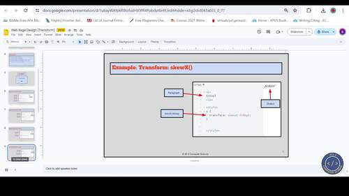 CSS Web Page Design Animations [transform properties] by All 4 Computer ...