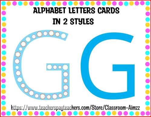 Alphabet Letter Cards,Bulletin Board Alphabet Letters,Printable ...