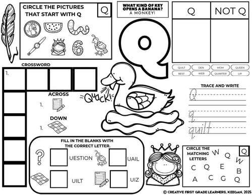 UFLI Printable Placemats Morning Word Work Mat Worksheets First Grade ...