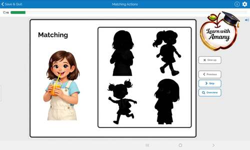Matching activites by Learn with Amany | TPT