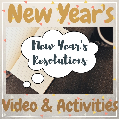 Preview of January New Year's Resolutions Video Kit!