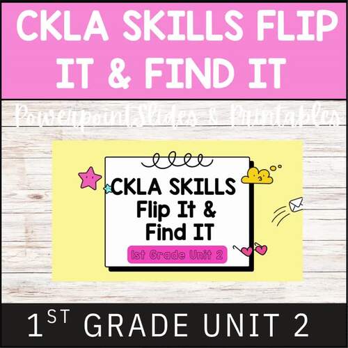 CKLA Skills 1st Grade Unit 2 | Tricky Word Game & | PPT Slides ...