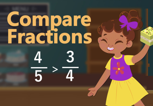 Preview of Compare Fractions with Unlike (Different) Denominators