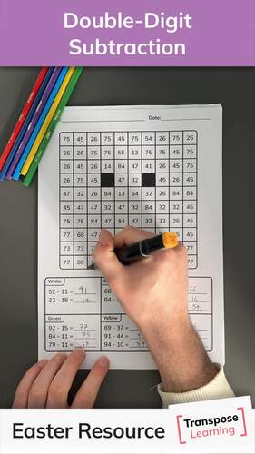 Easter Mystery Pictures | 2nd Grade Telling Time to the Nearest 5 Minutes