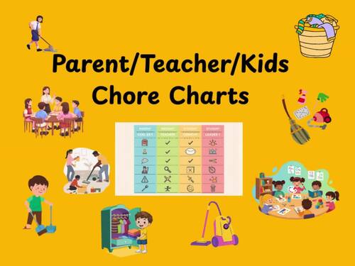 Teacher/Parent/Student Chore Charts by Invest Young | TPT