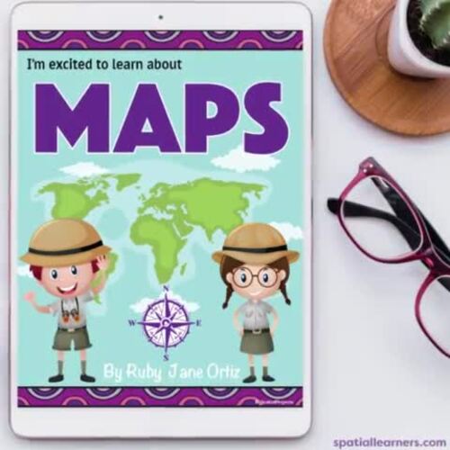 2nd Grade Map Skills Worksheets, Maps Activities, Lapbook Template, and ...